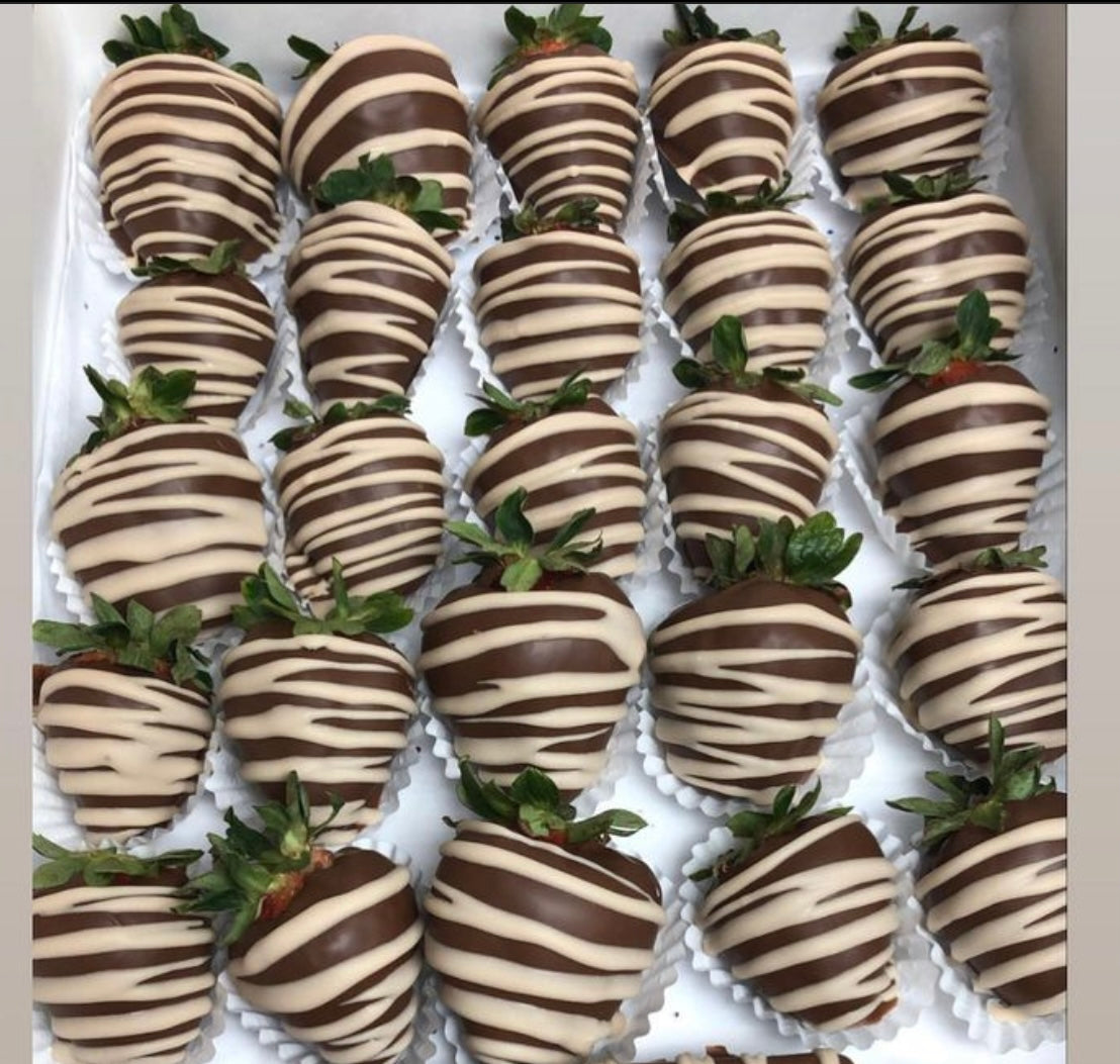 Classic drizzled dozen berries