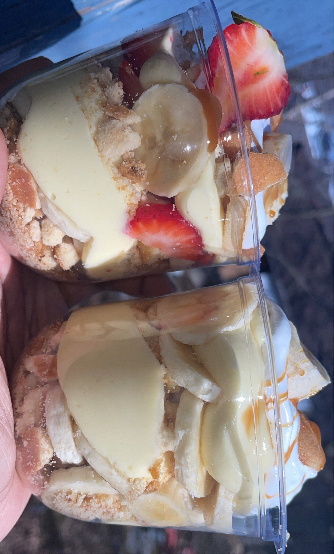 Banana pudding cups